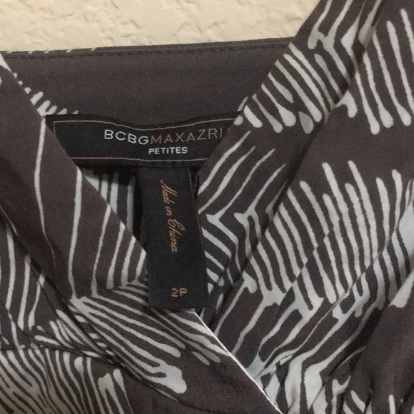 BCBG COCOA PRINT SUMMER DRESS - Picture 4 of 5